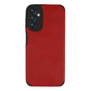 Lopard Samsung Galaxy A14 4g Kılıf Loop Deri Silikon - Kırmızı