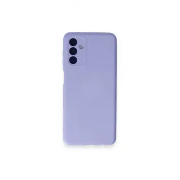 Lopard Samsung Galaxy A14 4g Kılıf Nano İçi Kadife Silikon - Lila