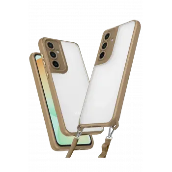 Lopard Samsung Galaxy A15 4g Kılıf Penta Silikon Kılıf - Çöl Titanyum