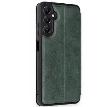Lopard Samsung Galaxy A16 5g Kılıf Flip Cover - Koyu Yeşil