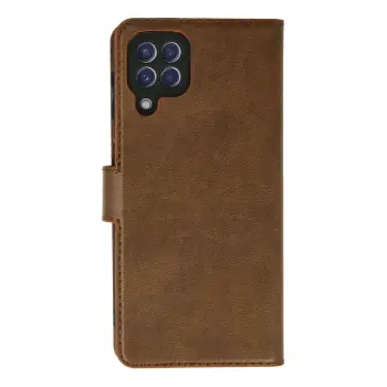 Lopard Samsung Galaxy A22 Kılıf Trend S Plus Kapaklı Kılıf - Taba