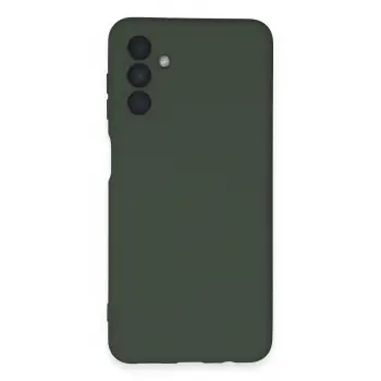 Lopard Samsung Galaxy A24 4g Kılıf Nano İçi Kadife Silikon - Koyu Yeşil