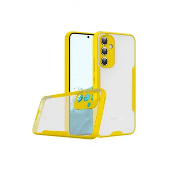 Lopard Samsung Galaxy A24 4g Kılıf Platin Silikon - Sarı