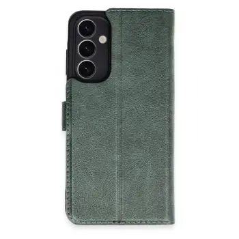 Lopard Samsung Galaxy A25 5g Kılıf Trend S Plus Kapaklı Kılıf - Yeşil