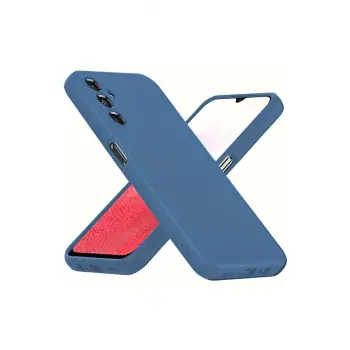 Lopard Samsung Galaxy A34 5g Kılıf First Silikon - Mavi