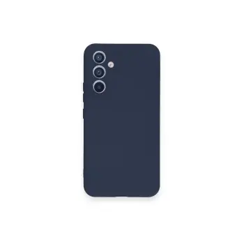 Lopard Samsung Galaxy A34 5g Kılıf Nano İçi Kadife Silikon - Lacivert