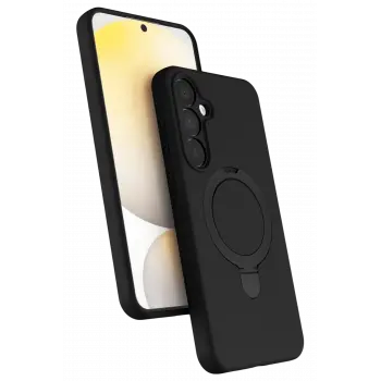 Lopard Samsung Galaxy A35 5g Regal Magsafe Standlı Kapak - Siyah