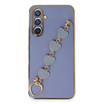 Lopard Samsung Galaxy A54 5g Kılıf Esila Silikon - Gri