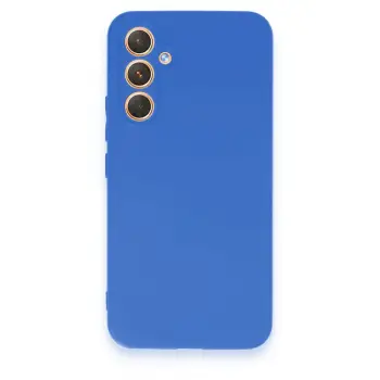 Lopard Samsung Galaxy A54 5g Kılıf First Silikon - Mavi