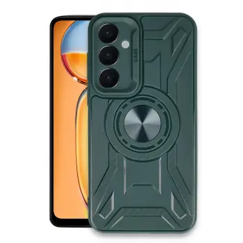 Lopard Samsung Galaxy A55 5g Kılıf Lincoln Silikon - Koyu Yeşil