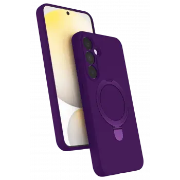 Lopard Samsung Galaxy A55 5g Regal Magsafe Standlı Kapak - Derin Mor