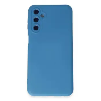 Lopard Samsung Galaxy M14 5g Kılıf Nano İçi Kadife Silikon - Mavi