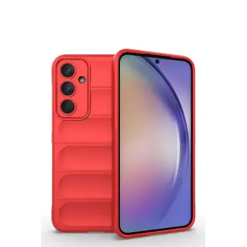 Lopard Samsung Galaxy M14 5g Kılıf Optimum Silikon - Kırmızı