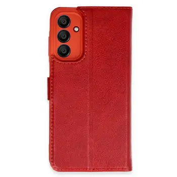 Lopard Samsung Galaxy M15 Kılıf Trend S Plus Kapaklı Kılıf - Kırmızı