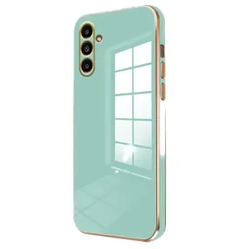 Lopard Samsung Galaxy M15 Kılıf Volet Silikon - Açık Yeşil