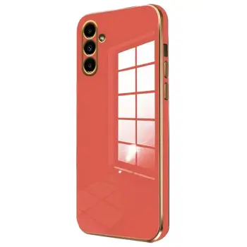 Lopard Samsung Galaxy M15 Kılıf Volet Silikon - Kırmızı