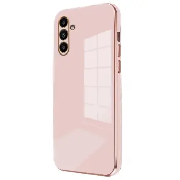 Lopard Samsung Galaxy M15 Kılıf Volet Silikon - Pembe