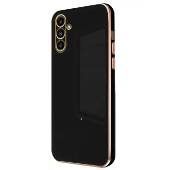 Lopard Samsung Galaxy M15 Kılıf Volet Silikon - Siyah