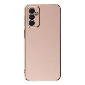 Lopard Samsung Galaxy M23 Kılıf Volet Silikon - Pembe