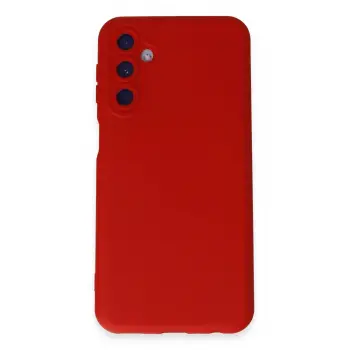 Lopard Samsung Galaxy M34 5g Kılıf Nano İçi Kadife Silikon - Kırmızı