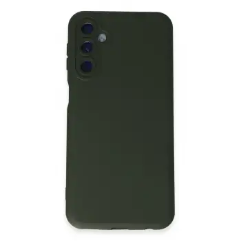 Lopard Samsung Galaxy M34 5g Kılıf Nano İçi Kadife Silikon - Koyu Yeşil