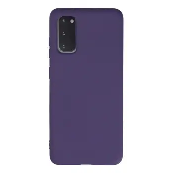 Lopard Samsung Galaxy S20 Kılıf Nano İçi Kadife Silikon - Mor