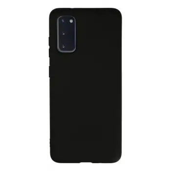 Lopard Samsung Galaxy S20 Kılıf Nano İçi Kadife Silikon - Siyah