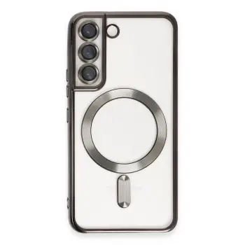 Lopard Samsung Galaxy S22 Kılıf Kross Magneticsafe Kapak - Siyah