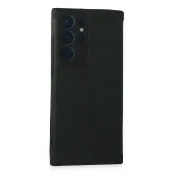 Lopard Samsung Galaxy S22 Ultra Kılıf Loop Deri Silikon - Yeşil