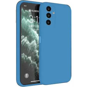 Lopard Samsung Galaxy S23 Fe Kılıf First Silikon - Mavi