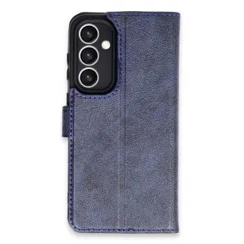 Lopard Samsung Galaxy S23 Fe Kılıf Trend S Plus Kapaklı Kılıf - Lacivert