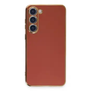 Lopard Samsung Galaxy S23 Kılıf Volet Silikon - Kırmızı