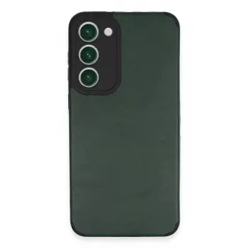 Lopard Samsung Galaxy S23 Plus Kılıf Loop Deri Silikon - Yeşil