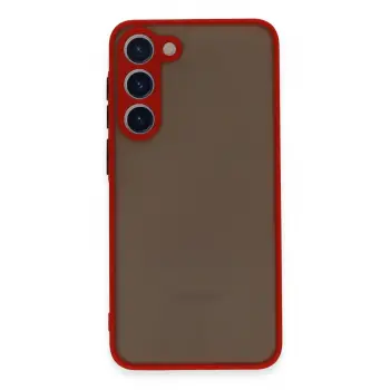 Lopard Samsung Galaxy S23 Plus Kılıf Montreal Silikon Kapak - Kırmızı