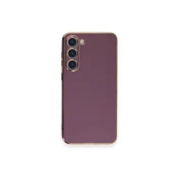 Lopard Samsung Galaxy S23 Plus Kılıf Volet Silikon - Mor