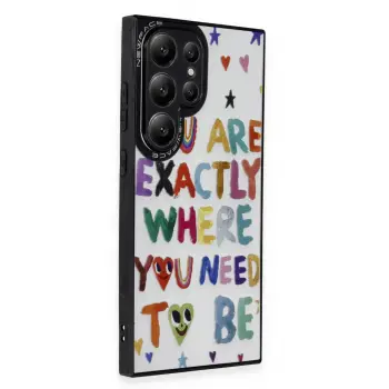 Lopard Samsung Galaxy S23 Ultra Kılıf Mirror Desenli Kapak - Mirror - 10