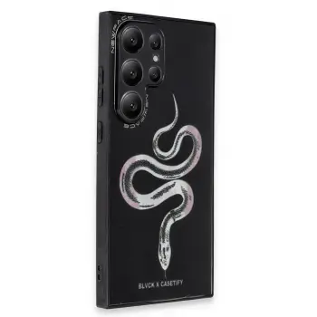 Lopard Samsung Galaxy S23 Ultra Kılıf Mirror Desenli Kapak - Mirror - 13