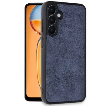 Lopard Samsung Galaxy S24 Fe Kılıf Aras Deri Kapak - Lacivert