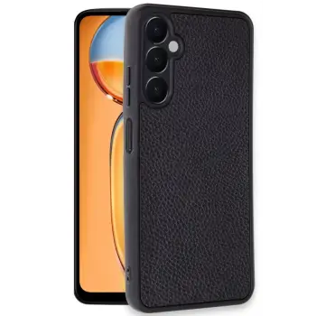 Lopard Samsung Galaxy S24 Fe Kılıf Aras Deri Kapak - Siyah