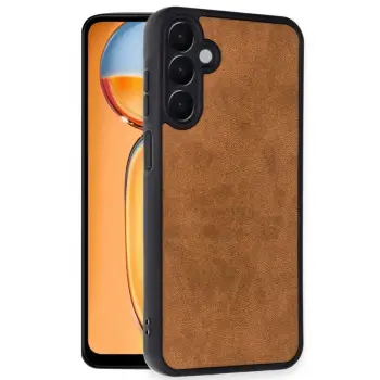 Lopard Samsung Galaxy S24 Fe Kılıf Aras Deri Kapak - Taba