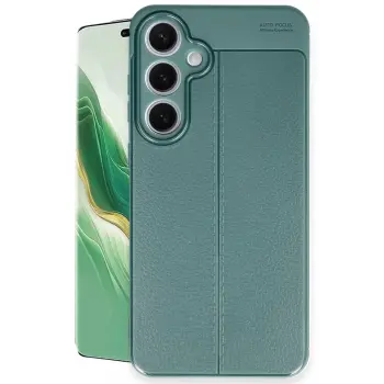 Lopard Samsung Galaxy S24 Fe Kılıf Auto Focus Kapak - Koyu Yeşil