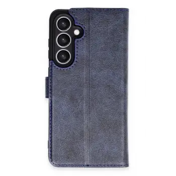 Lopard Samsung Galaxy S24 Fe Kılıf Trend S Plus Kapaklı Kılıf - Lacivert