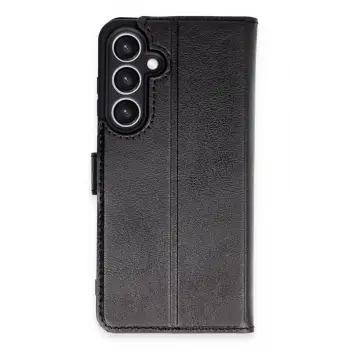 Lopard Samsung Galaxy S24 Fe Kılıf Trend S Plus Kapaklı Kılıf - Siyah