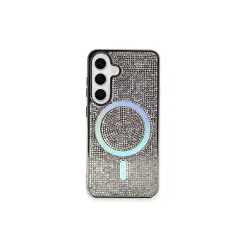 Lopard Samsung Galaxy S24 Kılıf Diamond Magsafe Kapak - Rainbow