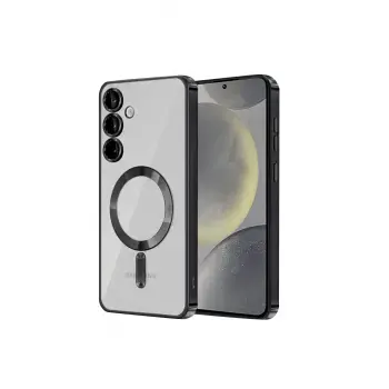 Lopard Samsung Galaxy S24 Kılıf Kross Magneticsafe Kapak - Siyah