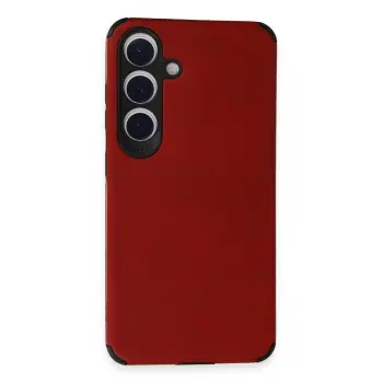 Lopard Samsung Galaxy S24 Kılıf Loop Deri Silikon - Kırmızı