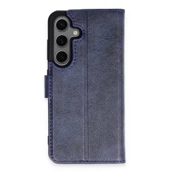 Lopard Samsung Galaxy S24 Kılıf Trend S Plus Kapaklı Kılıf - Lacivert