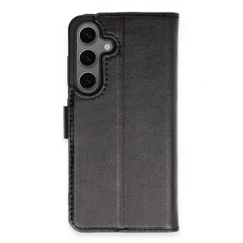 Lopard Samsung Galaxy S24 Kılıf Trend S Plus Kapaklı Kılıf - Siyah