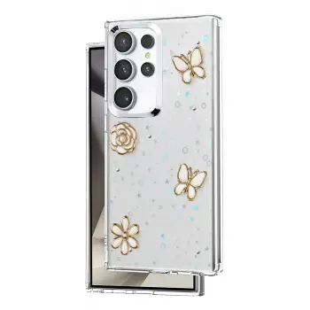 Lopard Samsung Galaxy S24 Ultra Fiyonk Desenli Kapak - Desen 10