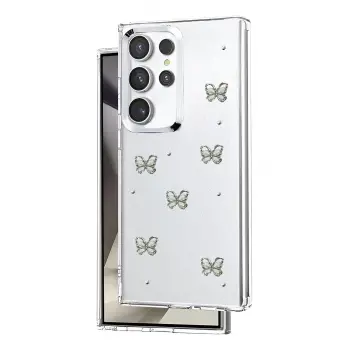 Lopard Samsung Galaxy S24 Ultra Fiyonk Desenli Kapak - Desen 9